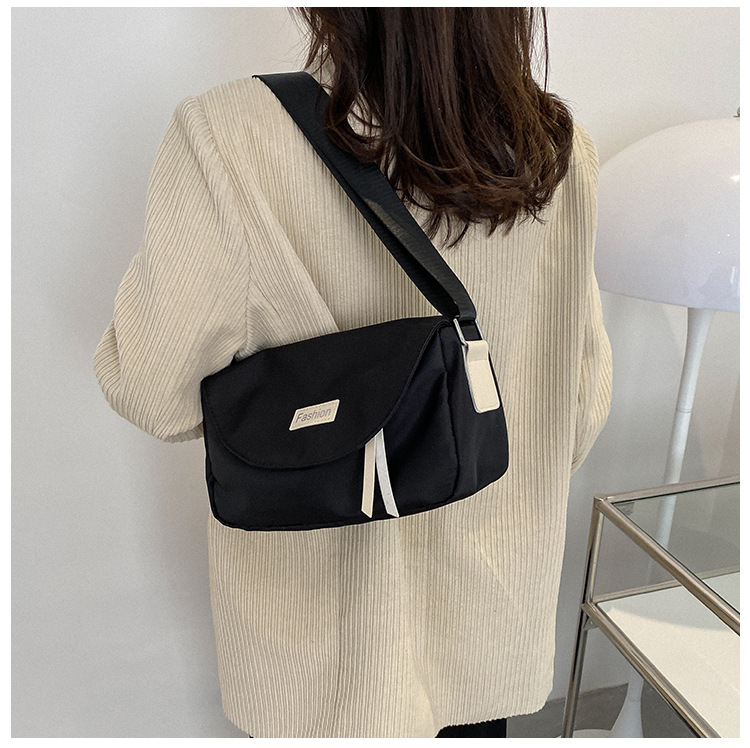 Japanese Harajuku School Style Oxford Cloth Crossbody Bag Casual Simple Versatile Shoulder Bag - Image 3