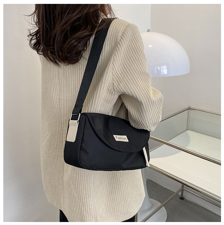 Japanese Harajuku School Style Oxford Cloth Crossbody Bag Casual Simple Versatile Shoulder Bag