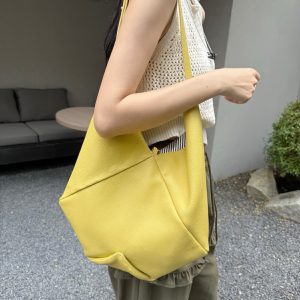 MBH Top Grain Leather Large Capacity Tote Bag Casual Commute Crossbody Shoulder Bag