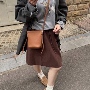 MBHtogo Leather Mini Phone Bag Magnetic Crossbody Bag